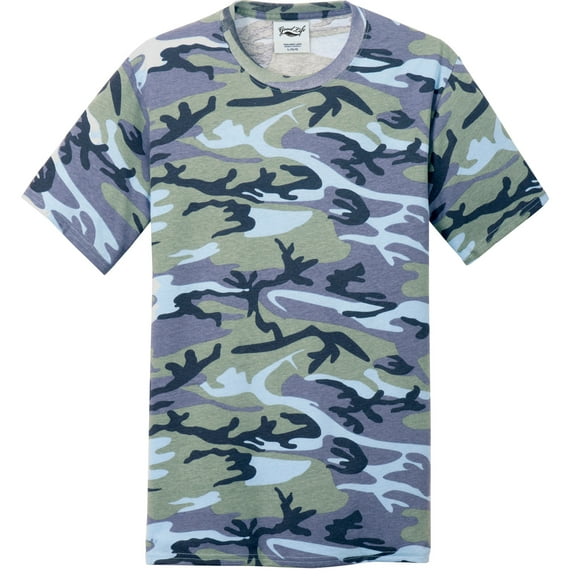 Mens Cotton Camo Tee Shirt