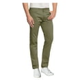 thumbnail image 1 of Mens Cotton Chino Pants Slim Fit Casual Stretch, 1 of 3