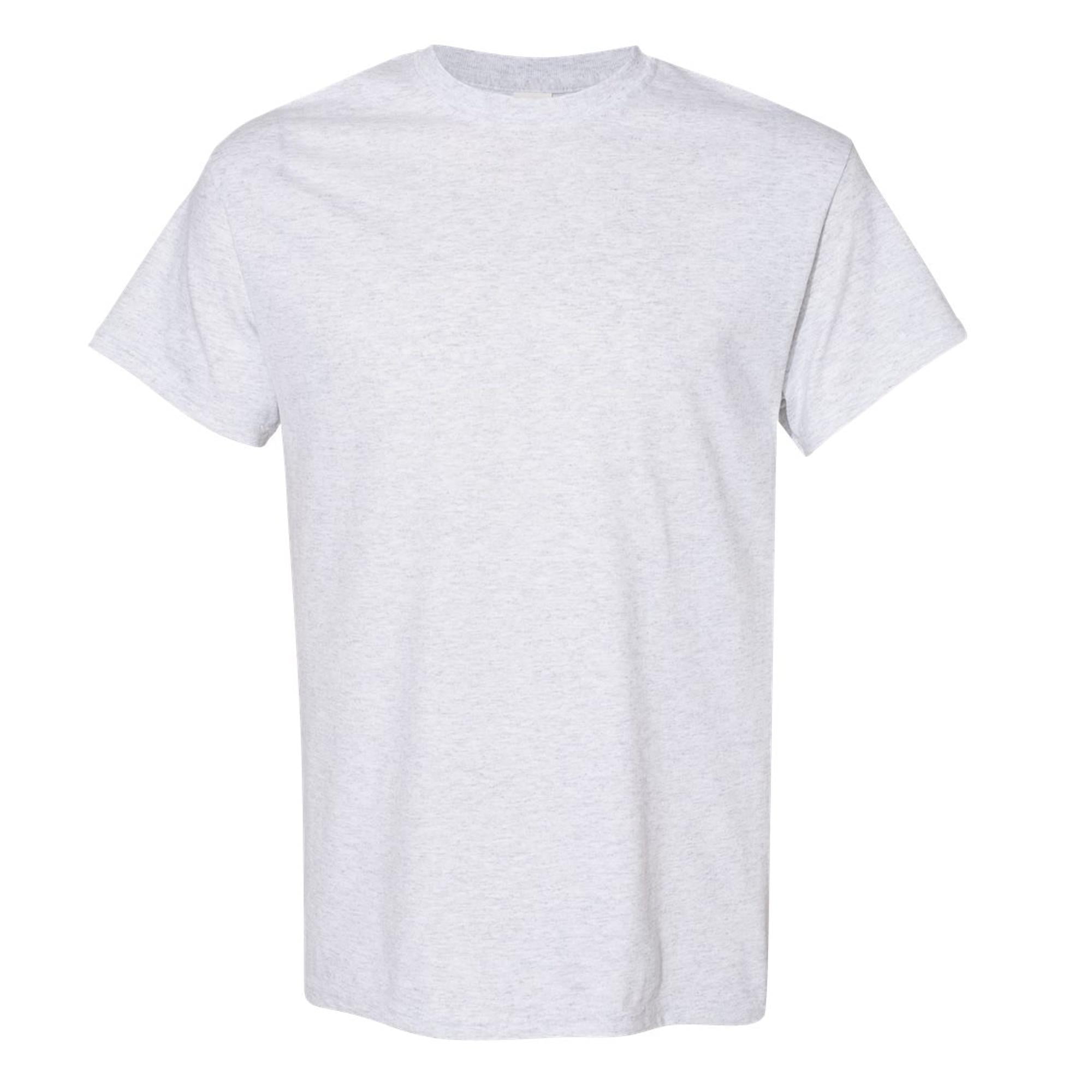 Mens Cotton Crew Neck Short Sleeve T-Shirts | Ash Color | (1-Pack