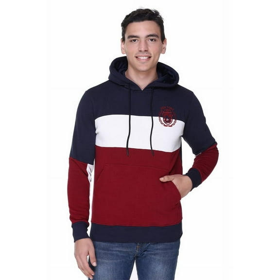 Mens Cotton Fleece Hooded Sweatshirt