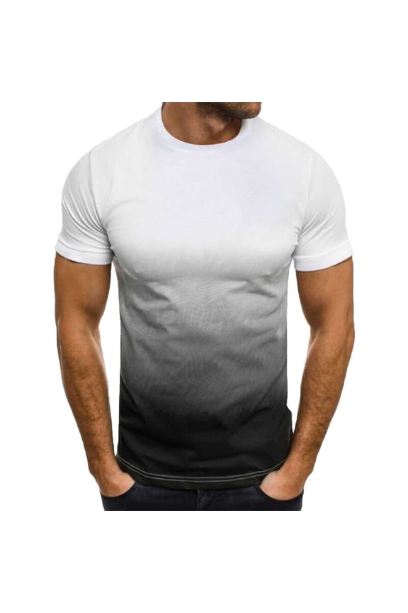Mens Cotton Henley T-Shirts Short Sleeve Button Down Casual Basic Tees Work Solid Shirts with Split Side
