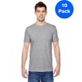 thumbnail image 1 of Mens Cotton Jersey Crew T-Shirt SF45R (10 PACK), 1 of 3
