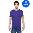 thumbnail image 1 of Mens Cotton Jersey Crew T-Shirt SF45R (10 PACK), 1 of 3