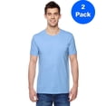 thumbnail image 1 of Mens Cotton Jersey Crew T-Shirt SF45R (2 PACK), 1 of 3