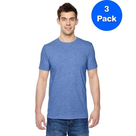 Mens Cotton Jersey Crew T-Shirt SF45R (3 PACK)