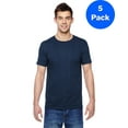 thumbnail image 1 of Mens Cotton Jersey Crew T-Shirt SF45R (5 PACK), 1 of 3