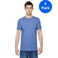 thumbnail image 1 of Mens Cotton Jersey Crew T-Shirt SF45R (5 PACK), 1 of 3