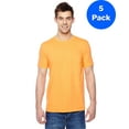 thumbnail image 1 of Mens Cotton Jersey Crew T-Shirt SF45R (5 PACK), 1 of 3