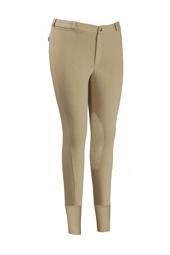 Mens Cotton Knee Patch Regular Breeches