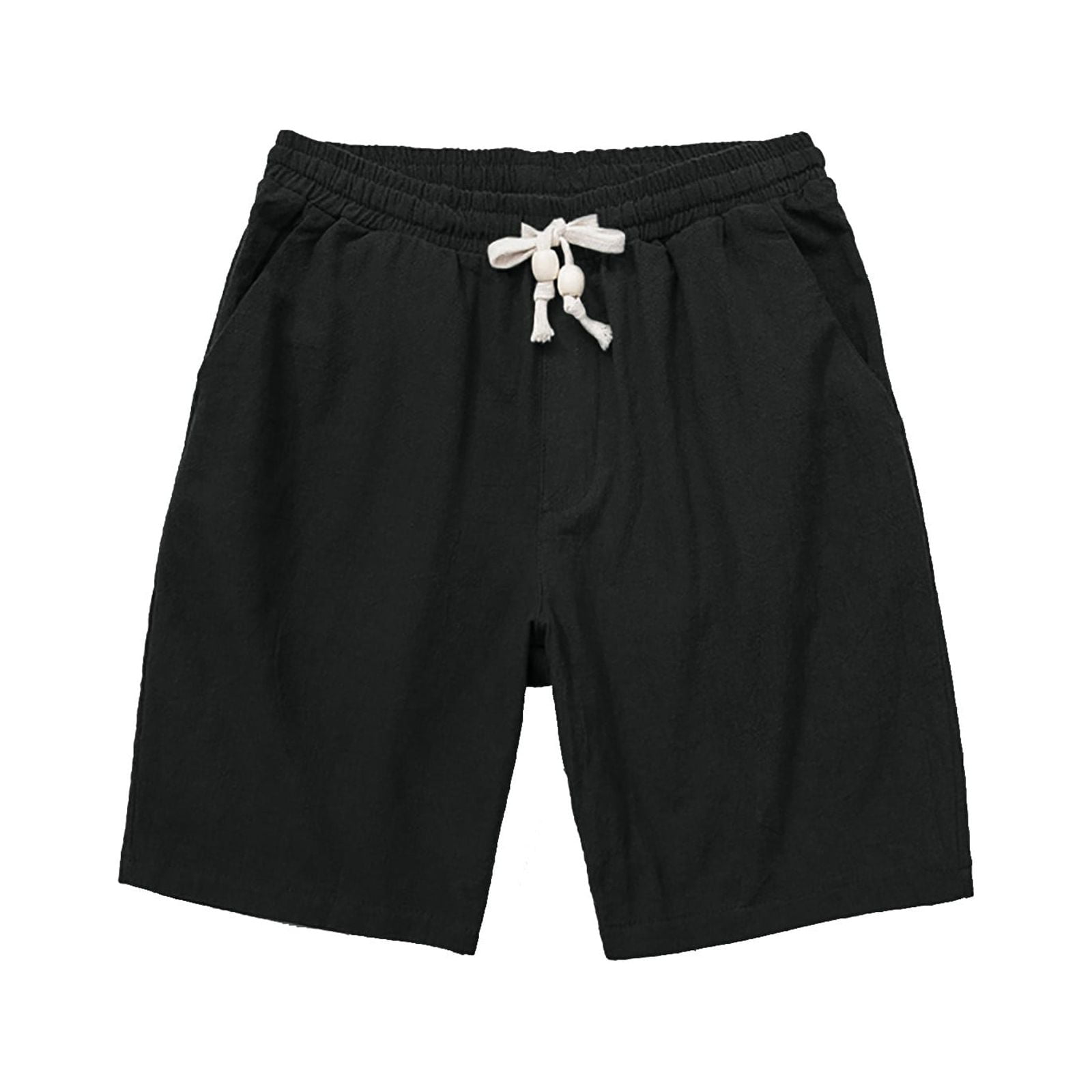 Cotton and linen Shorts with logo