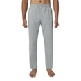 thumbnail image 1 of Mens Cotton Pajama Pants, Lightweight Lounge Pant with Pockets Soft Sleep Bottoms for Men, Gray, S, 1 of 8