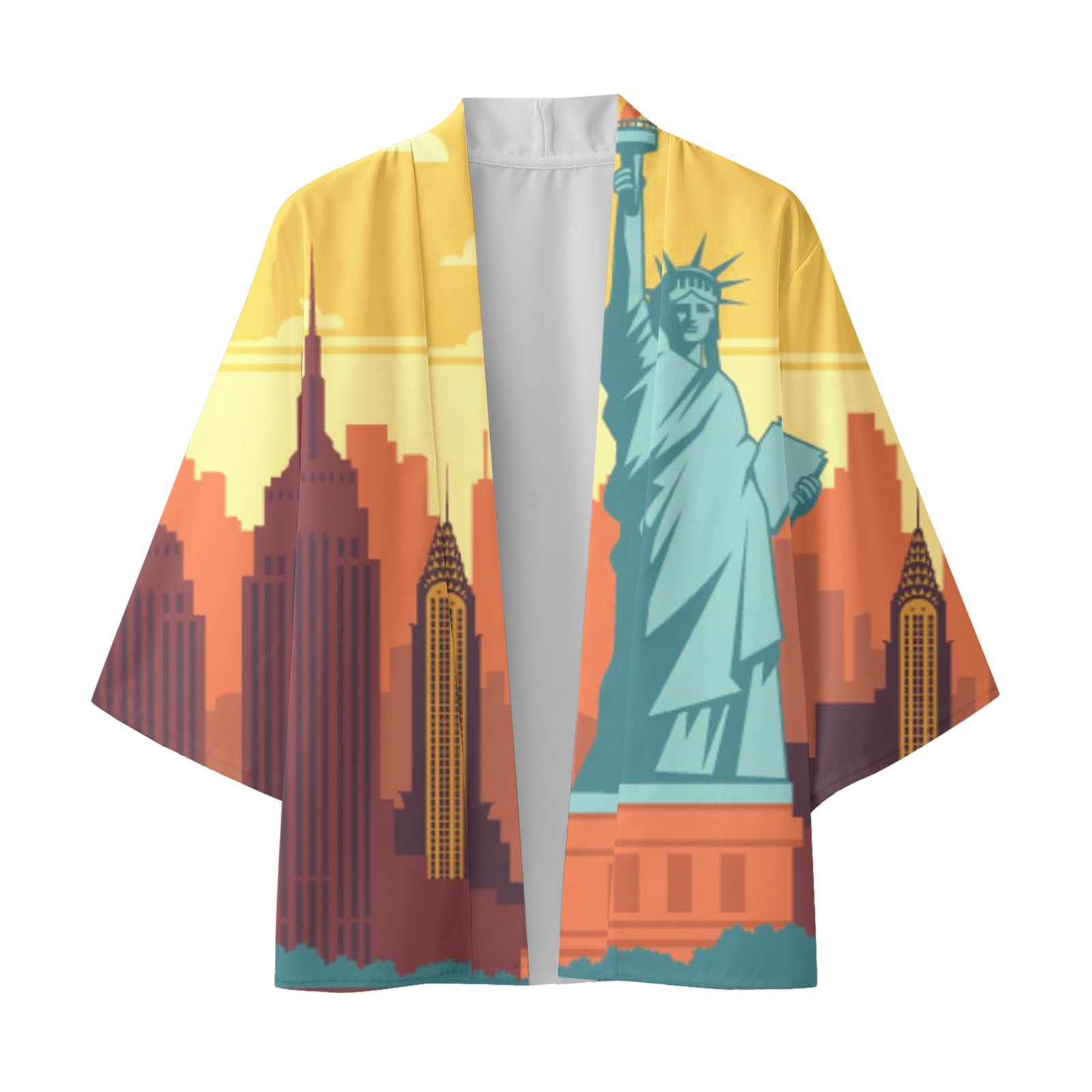 Mens Cotton Sweaters Mens Spring Summer Trend Half Long Sleeve Cardigan