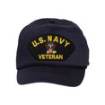 thumbnail image 1 of Mens Cotton US Navy Twill Golf Cap - Snapback Cap with Rope, Veteran Navy, 1 of 2