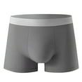 thumbnail image 1 of Mens Cotton Underwear Pouch Boxer Briefs Tagless Soft and Breathable Trunks Seamless Bulge Enhancing Underpants, 1 of 6