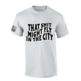 thumbnail image 1 of Mens Country Music Tshirt North Of Richmond That Might Fly In The City Short Sleeve T-shirt-Ash Grey-4xl, 1 of 1