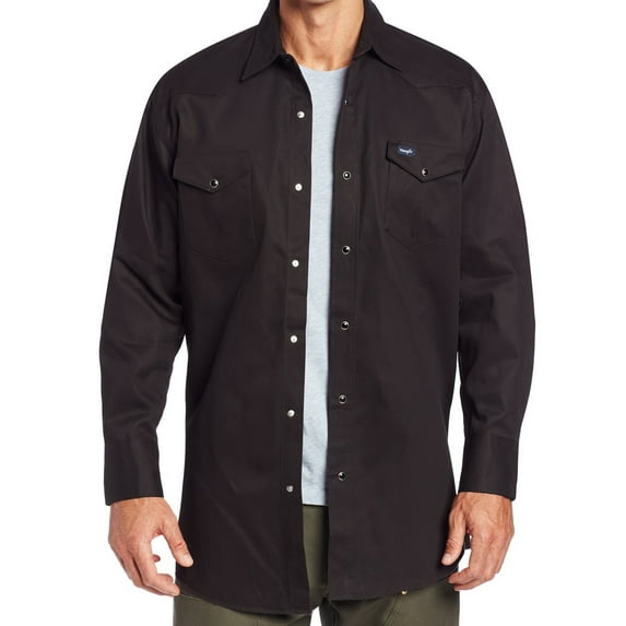 Mens Cowboy Cut Western Work Twill Shirt 3XT