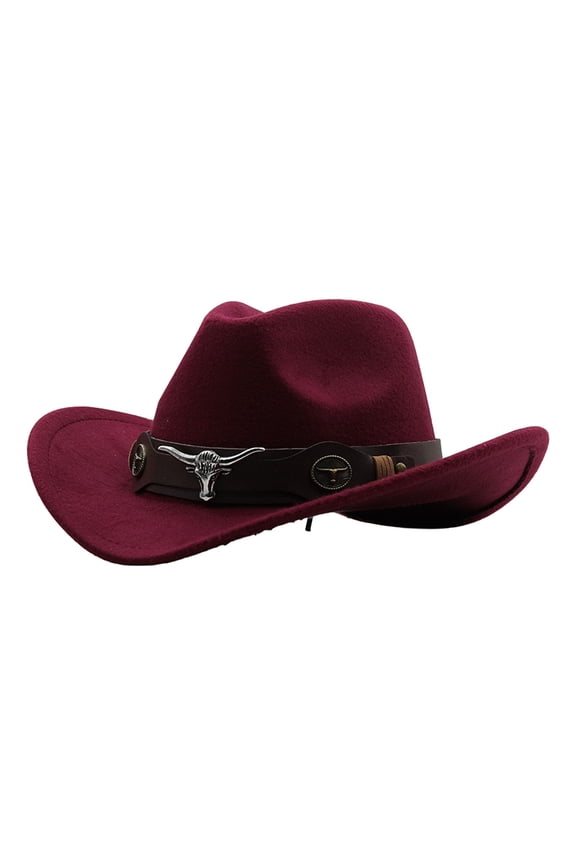 Mens Cowboy Hat Outfit Straw Felt Wide Brim Western Fedora for Country Concert Rodeo Brown Black Outdoor Wedding Party Accessories
