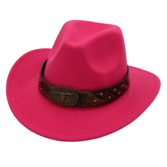 Mens Cowboy Hat Red Cowboy Hats Leather Cowboy Hat Funny Party Hats One Size