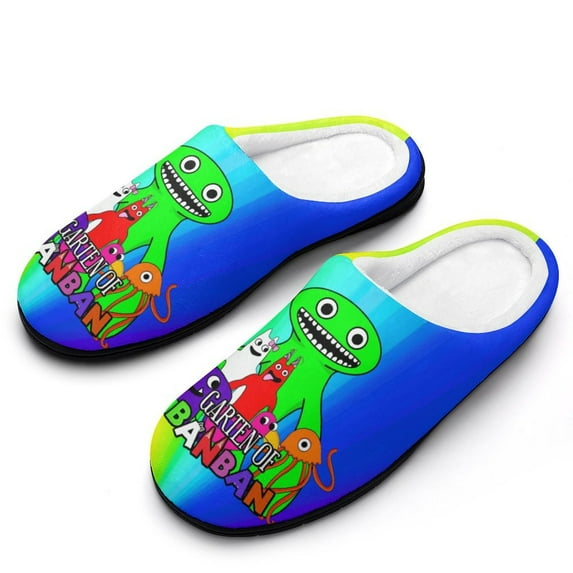 Mens Cozy Slippers Garten of Banban Garten of Banban Warm Soft Plush Slipper Slip-on House Shoes for Home Indoor Outdoor