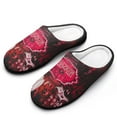 thumbnail image 1 of Mens Cozy Slippers Hazbin Hotel Warm Soft Plush Slipper Slip-on House Shoes for Home Indoor Outdoor, 1 of 7