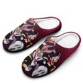 thumbnail image 1 of Mens Cozy Slippers Looney Tunes Cartoons Warm Soft Plush Slipper Slip-on House Shoes for Home Indoor Outdoor, 1 of 7