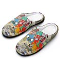 thumbnail image 1 of Mens Cozy Slippers The Cuphead Show Warm Soft Plush Slipper Slip-on House Shoes for Home Indoor Outdoor, 1 of 7