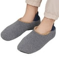 thumbnail image 1 of Mens Cozy Soft Sole Slipper Socks With Non Skid Bottoms, Warm Slipper Socks With Grippers For Men, Fuzzy House Slippers, 1 of 5