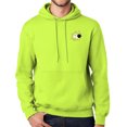 thumbnail image 1 of Mens Crashing Bowling Pins High Visibility Hoodie Sweatshirt, Large Safety Yellow, 1 of 3