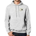thumbnail image 1 of Mens Crashing Bowling Pins Hooded Hoodie Sweatshirt, Medium Ash Gray, 1 of 3