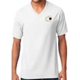 thumbnail image 1 of Mens Crashing Bowling Pins V-neck Tee Shirt, 2XL White, 1 of 3