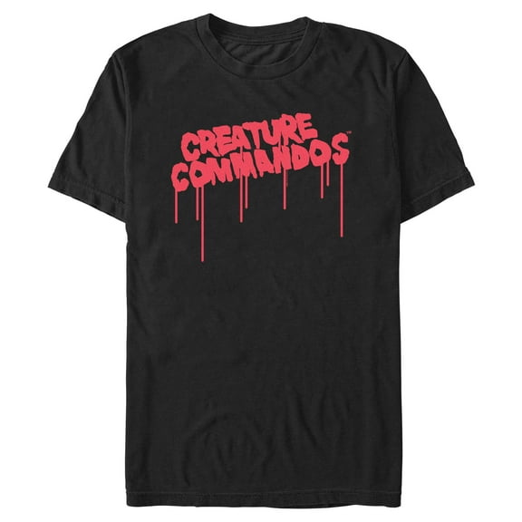 Mens Creature Commandos Graffiti Logo T Shirt