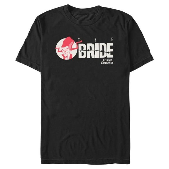 Mens Creature Commandos The Bride Logo T Shirt