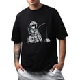 thumbnail image 1 of Mens Crew Neck T Shirts Astronauts Streetwear Graphic Tees Space Shirt, 1 of 5