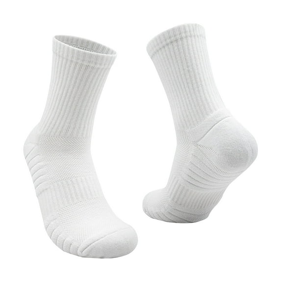 Sinpiling Mens Crew Socks Breathable Soft Solid Stretchy Athletic Sports Running Hiking Boot Sock