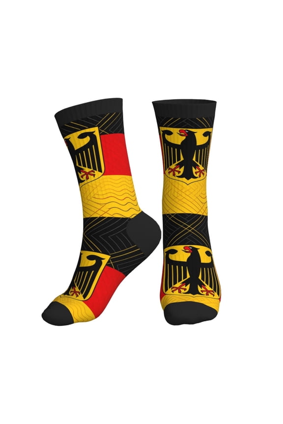 Mens Crew Socks Womens Flag Of Germany Workout Training Athletic Socks