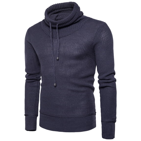 Mens Crewneck Long Sleeve Slim Fit Textured Ribbed Pullover Sweaters Casual Lightweight Knitted Sweater Tops