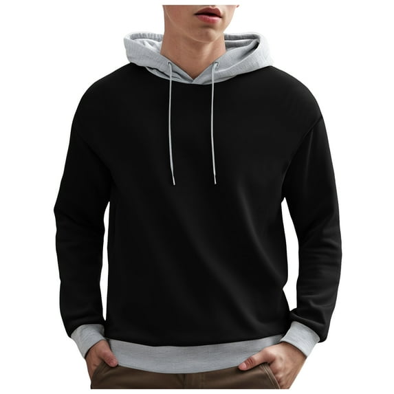 Mens Crewneck Sweatshirts Plain Hoodies Men's Hoodie Men's Sweatshirt Hooded Soft Sweatshirts for Men Pullover Hoodie for Men Hoodies Pullover