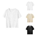 thumbnail image 1 of Mens Crochet Shirt Summer Lightweight Short Sleeve Loose Casual Crewneck Hollow out Knit T-Shirt Beach Shirts, 1 of 8