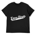 thumbnail image 1 of Mens Crown Heights Brooklyn Typographic Distressed Design. T-Shirt Black, 1 of 5