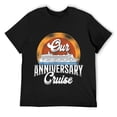 thumbnail image 1 of Mens Cruise Ship Vacation Husband Wife Marriage Anniversary T-Shirt Black, 1 of 5