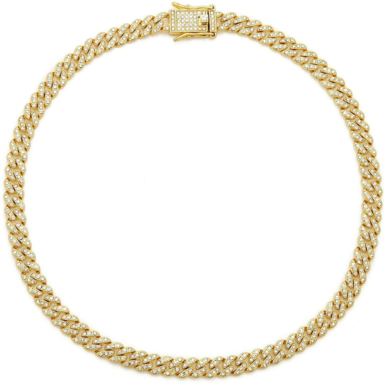 Miami Cuban Link Chain 14K REAL Gold Plated Hypoallergenic Hip Hop Jewelry  Premium Stainless Steel Necklace For Men Women freeshipping - JettsJewelers