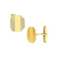 thumbnail image 1 of Gem & Harmony Mens Cuff Links in 14K Yellow Gold for Men, 1 of 4