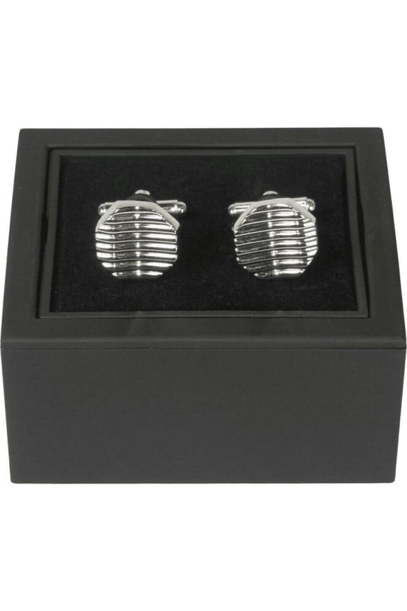 Mens Cufflinks by Vitorofolo Use for French Cuff Shirt V29-3 Silver Plated