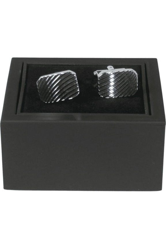 Mens Cufflinks by Vitorofolo Use for French Cuff Shirt V29-5 Silver Plated