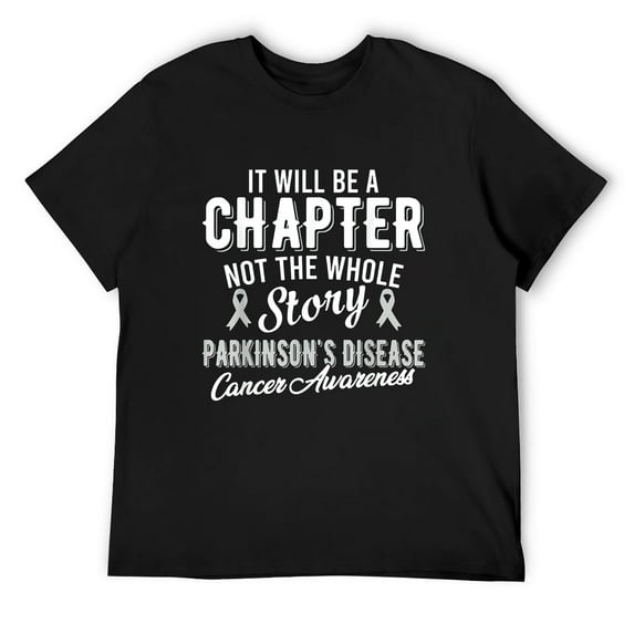 Mens Cure Hope for Cancer Survivor for Parkinson's Disease T-Shirt Black X-Large