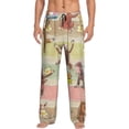 thumbnail image 1 of Mens Curi-ous Monkey Geor-gia Pajama Pants Lounge Pants Super Soft Pajama Bottoms with Pockets Drawstring, 1 of 8