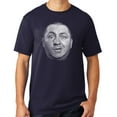 thumbnail image 1 of Mens Curly Howard Face Three 3 Stooges Tee Shirt, 3XL True Navy Blue, 1 of 3