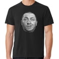 thumbnail image 1 of Mens Curly Howard Face Three 3 Stooges Tee Shirt, Medium Black, 1 of 3
