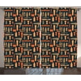 thumbnail image 1 of Ambesonne Mens Curtains 2 Panel Set, Hairdressing Equipment, 108" x 63", Multicolor, 1 of 3