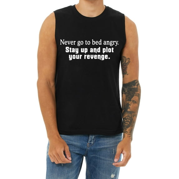 Mens Cut Off Shirts Sleeveless Muscle Tee Funny Rude Humor T-shirts